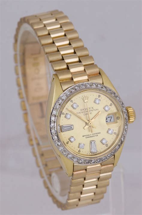 rolex ladies diamond bezel